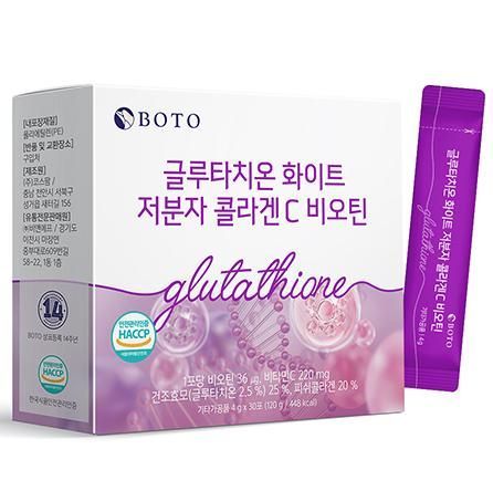 Boto Glutathione Низколмоллекулярный коллаген с витамином С и биотином 4 гр*30 шт