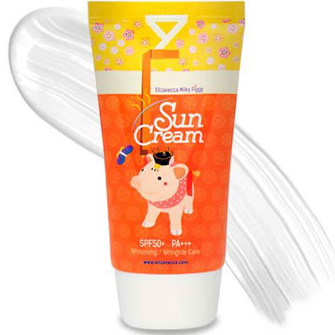 Elizavecca Milky Piggy Sun Cream Солнцезащитный крем с коллагеном SPF50+/PA+++ 50мл