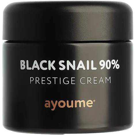Ayoume 90% Black Snail Prestige Cream Крем для лица с муцином черной улитки 70мл