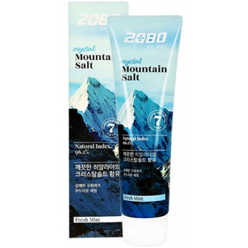 Kerasys Dental Clinic 2080 Pure Mountain Salt Fresh Mint Зубная паста с гималайской солью 120г