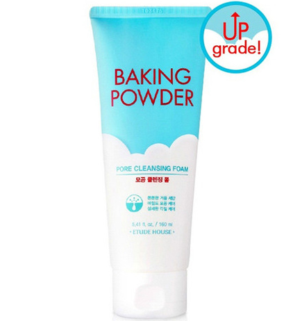 Etude House Baking Powder Pore Cleansing Foam Глубокоочищающая пенка для умывания с содой 160мл