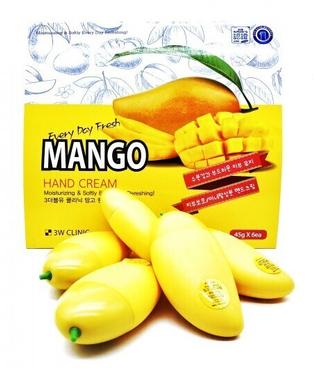3W Clinic Mango Hand Cream Крем для рук с манго 30г