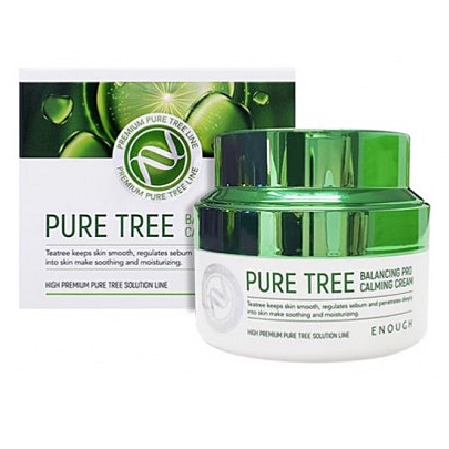 Enough Pure Tree Balancing Pro Calming Cream Крем для лица с чайным деревом 50мл