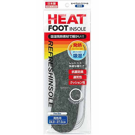 Fudo Kagaku Heat Foot Insole Мужские теплосберегающие стельки с дезодорирующим эффектом (24-27 см) 1