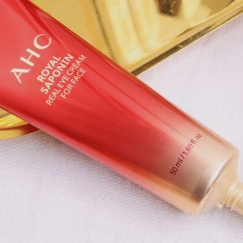 AHC Royal Saponin Real Eye Cream For Face Антивозрастной крем для век с комплексом женьшеня 50мл фото 2