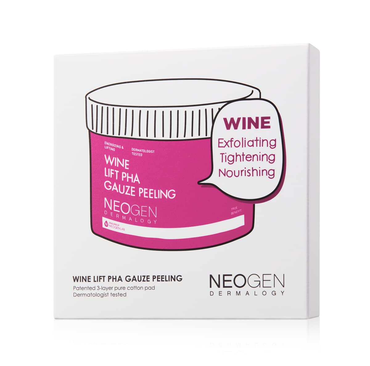 Neogen Wine Lift PHA Gauze Peeling Pad 1