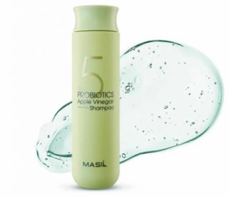 Masil 5 Probiotics Apple Vinegar Shampoo Шампунь для блеска с яблочным уксусом 8мл фото 2