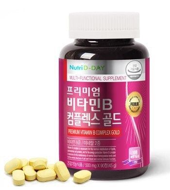 Nutri-D Day Premium Vitamin B Complex Gold Премиум комплекс витаминов группы B 500мг * 90таб