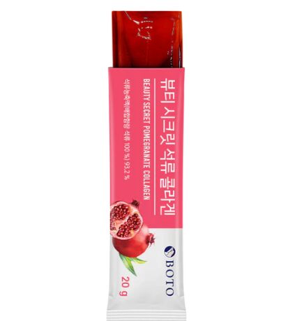 Boto Beauty Secret Pomegranate Collagen Коллагеновое желе с гранатом 20гр * 15шт фото 2