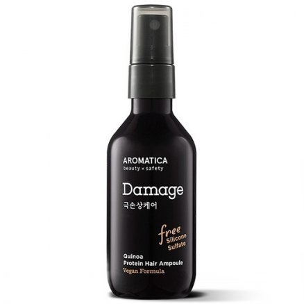 Aromatica Quinoa Protein Hair Ampoule Сыворотка-спрей для поврежденных волос с пептидами 100мл