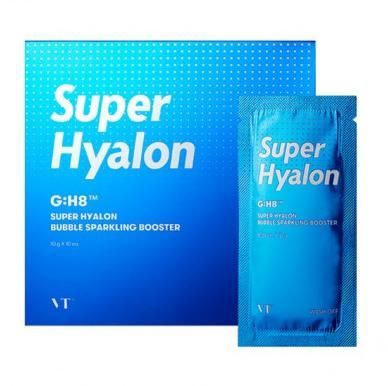 VT Cosmetics Cosmetics Super Hyalon Bubble Sparkling Booster Интенсивно увлажняющая маска-пенка 10г