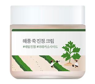Лёгкий успокаивающий крем с полынью ROUND LAB Mugwort Calming Cream 80 мл УЦЕНКА