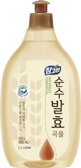 CJ Lion Chamgreen Pure Fermentation Средство для мытья посуды "5 злаков" 480мл УЦЕНКА