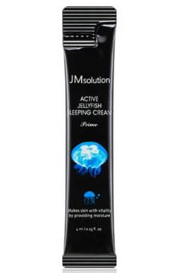 JMSolution Active Jellyfish Sleeping Cream Prime Увлажняющий ночной крем с экстрактом медузы 4мл