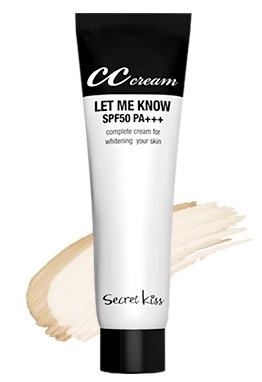 secret Key CC cream LET ME KNOW SPF50+ РА+++ CС крем для лица солнцезащитный осветляющий