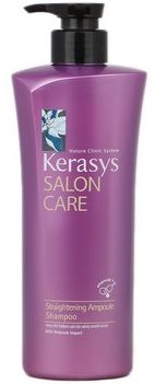 Kerasys Salon Care Ампульный шампунь для выпрямления вьющихся волос 470мл УЦЕНКА