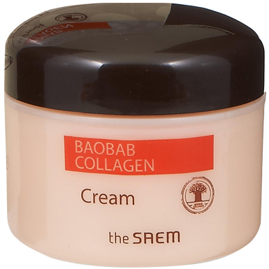 The Saem Care Plus Baobab Collagen Cream Коллагеновый крем с экстрактом Баобаба 100мл фото 2