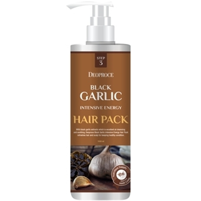 Deoproce Black Garlic Intensive Energy Hair Pack Восстанавливающая маска с чёрным чесноком 1000мл