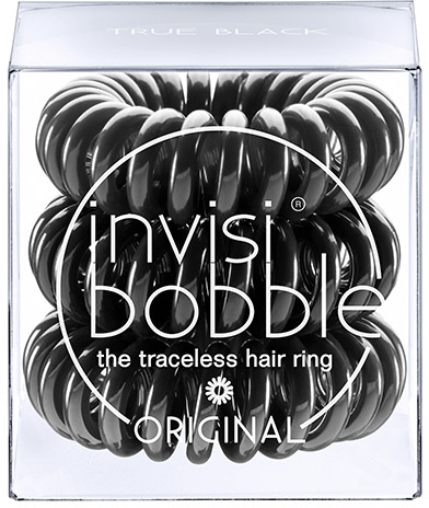 Invisibobble ORIGINAL True Black Резинка-браслет для волос (черная) 3шт фото 2