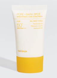 Осветляющий солнцезащитный крем Celimax Pore+Dark Spot Brightening Care Sunscreen SPF50+ PA++++ 50мл