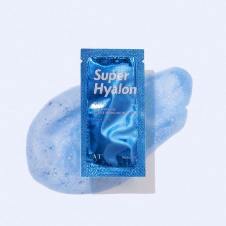 VT Cosmetics Super Hyalon Bubble Sparkling Booster Интенсивно увлажняющая маска-пенка 10г фото 2