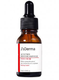 JsDerma Acnetrix Defense Ampoule Сыворотка с софольянсом для проблемной кожи 15мл