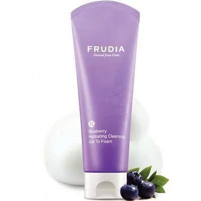 Frudia Blueberry Hydrating Cleansing Gel to Foam Увлажняющая гель-пенка с черникой УЦЕНКА 145мл