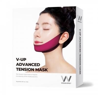 Wonjin Effect V-Up Advanced Tension Mask Маска-бандаж для коррекции овала лица 12г