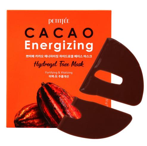 Petitfee Cacao Energizing Hydrogel Face Mask Тонизирующая гидрогелевая маска для лица с какао 32г