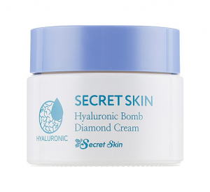 Secret Skin Hyaluronic Bomb Diamond Cream Гиалуроновый крем с частицами алмаза 50г