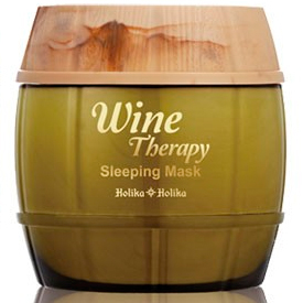 Holika Holika Wine Therapy Ночная отбеливающая винная маска-желе с белым вином 120мл