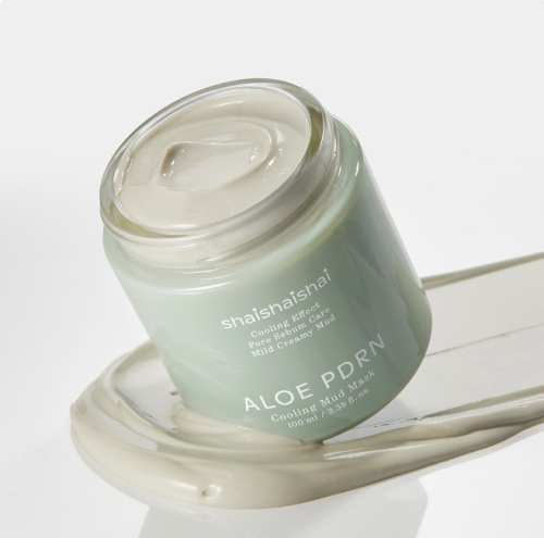 Охлаждающая глиняная маска с ПДРН SHAISHAISHAI Aloe Pdrn Cooling Mud Mask 100мл