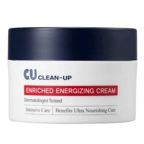 CU SKIN Clean Up Enriched Energizing Cream Омолаживающий крем с пептидами и церамидами 50 мл