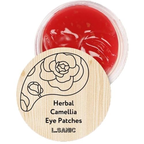 L.Sanic Herbal Camellia Hydrogel Eye Patches Гидрогелевые патчи с экстрактом камелии 60шт