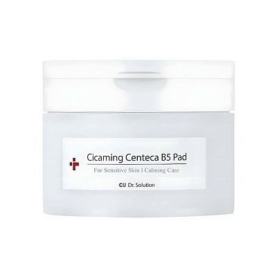 Успокаивающие тонер пэды с центеллой и пантенолом CU DR. SOLUTION Cicaming Centeca B5 Pad 80 шт