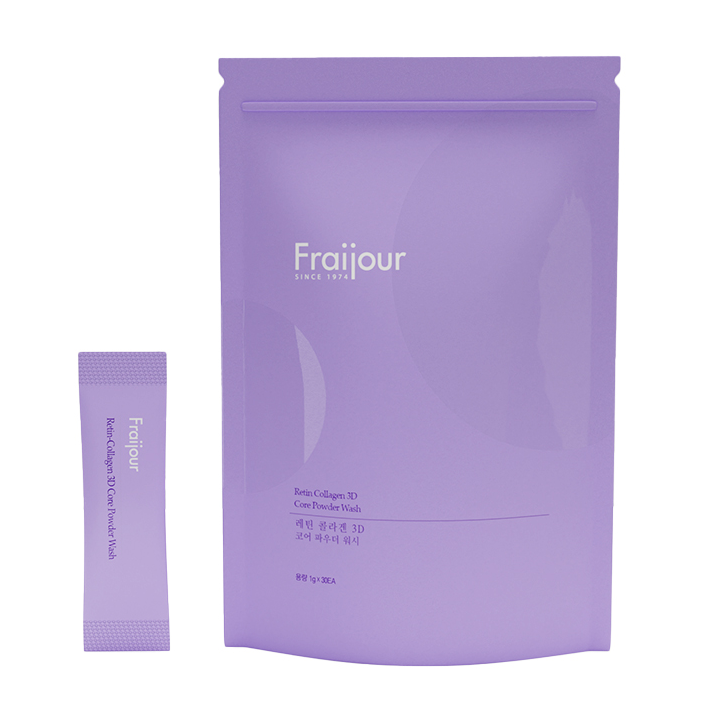 Fraijour Retin-Collagen 3D Core Powder Wash Энзимная пудра с коллагеном и ретинолом