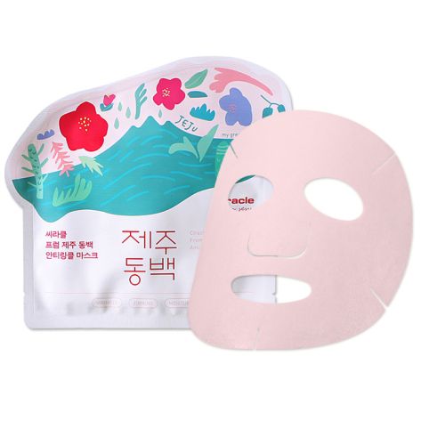 Ciracle From Jeju Camellia Flower Anti-Wrinkle Mask Pack Маска для лица тканевая от морщин 21г
