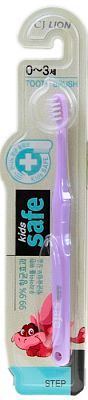 CJ Lion Kid's Safe Зубная щетка с нано-серебряным покрытием для детей 0-3 лет (мягкая) 1шт