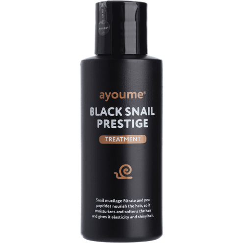 Ayoume Black Snail Prestige Treatment Маска для волос с муцином улитки 100мл