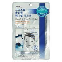 Mijin Junico Crystal All-in-one Facial Mask Collagen Маска тканевая c коллагеном 25г