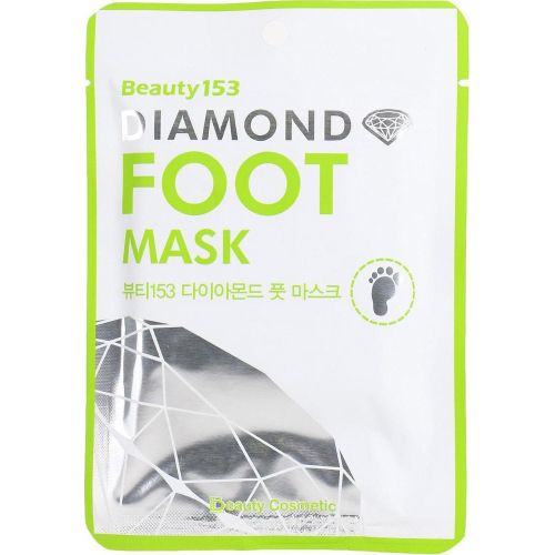 Beauu Green Beauty153 Diamond Foot Mask Увлажняющая маска-носочки 13г*2