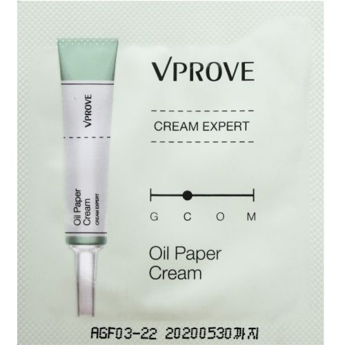 VProve Cream Expert Oil Paper Cream Матирующий крем для лица (тестер)