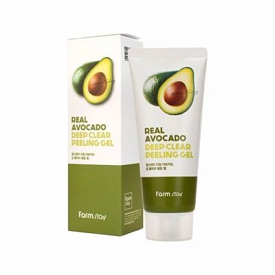 Farmstay Real Avocado Deep Clear Peeling Gel Пилинг-скатка с авокадо 100мл