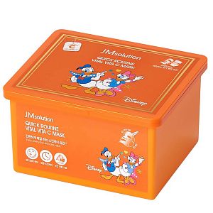 JMSolution Quick Routine Vital Vita C Mask Набор масок для выравнивания тона с витамином C 30 шт