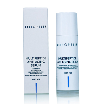 Мультипептидная омолаживающая сыворотка Ангиофарм Multipeptide Anti Aging Serum 30 мл