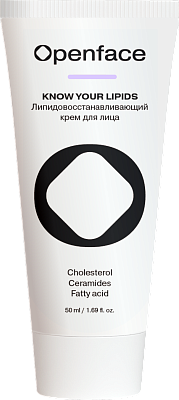 Липидовосстанавливающий крем для лица Openface Know Your Lipids 50мл