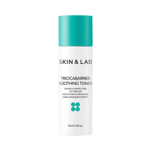 Успокаивающий тонер для проблемной кожи SKIN&LAB Tricicabarrier Soothing Toner 15мл