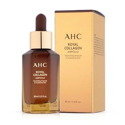 AHC Royal Collagen Ampoule Антивозрастная ампула с коллагеном и маточным молочком 30 мл