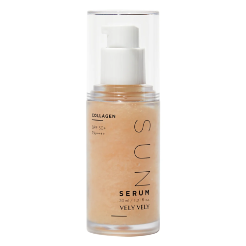 Vely Vely Collagen Sun Serum Коллагеновая солнцезащитная сыворотка SPF50+/PA++++ 30 мл УЦЕНКА