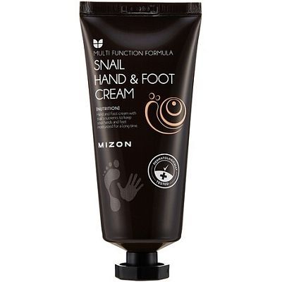 Mizon Snail Hand And Foot Cream Крем для рук и ног с муцином улитки 100мл